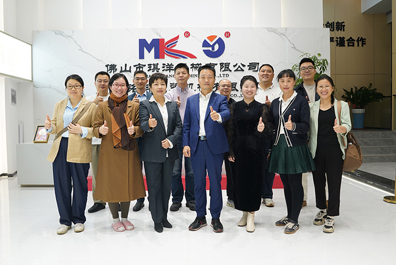福和家一行領導來訪蒞臨銘科參觀并指導工作